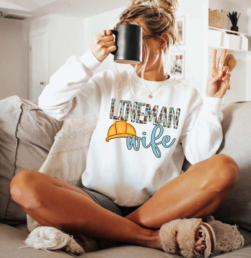 Lineman Wife (S&G) 72134 DTF Transfer