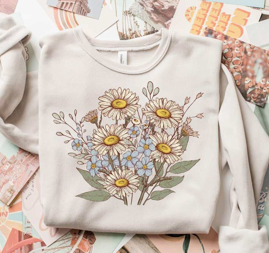 Floral  (S&G) 72139 DTF Transfer