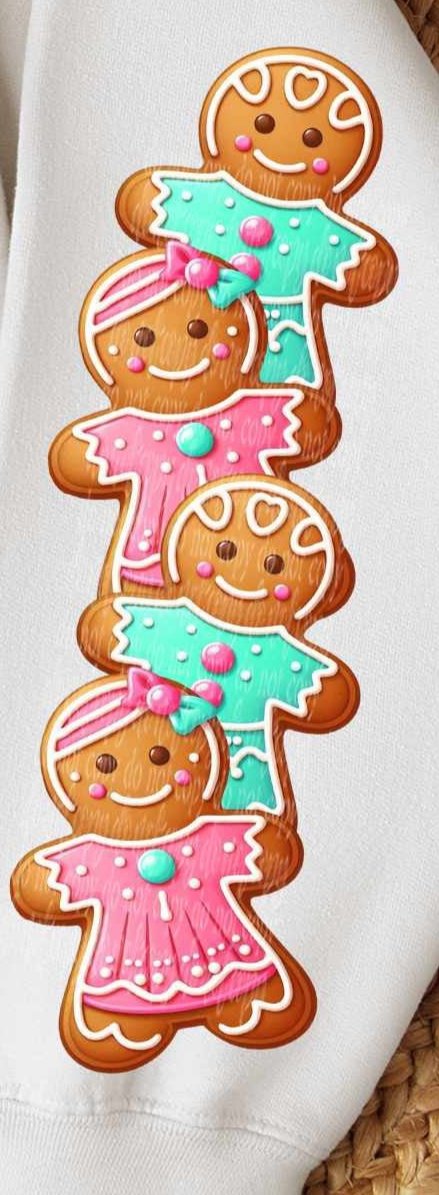 gingerbread Season *SLEEVE ONLY*  (TDD) 72164 DTF Transfer