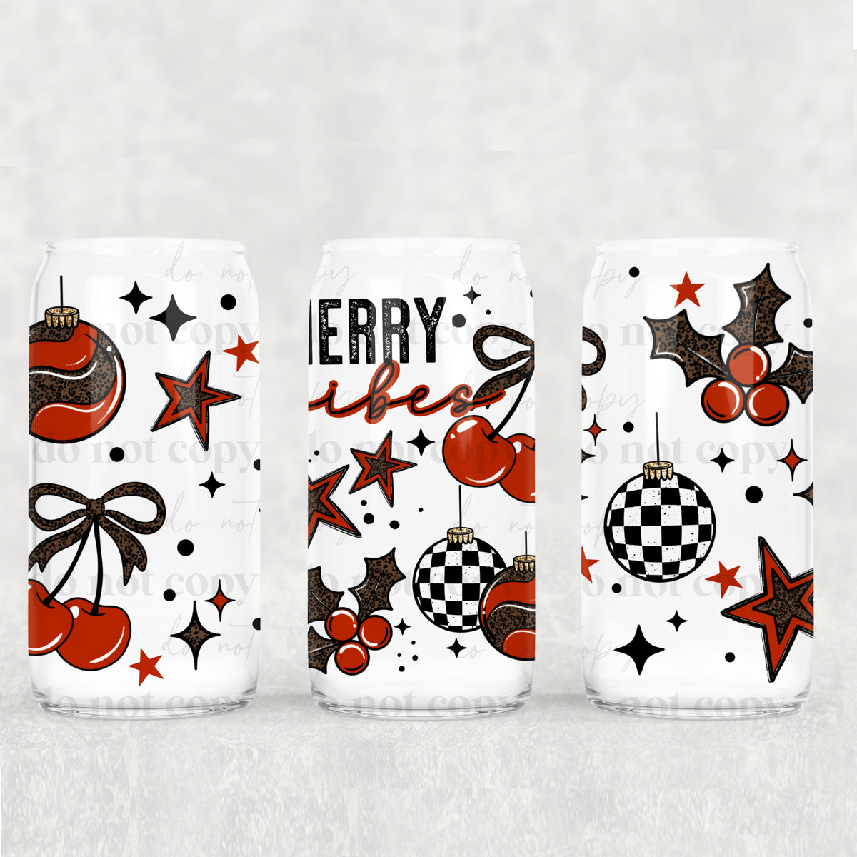8631 merry vibes (CSC) UV DTF WRAP