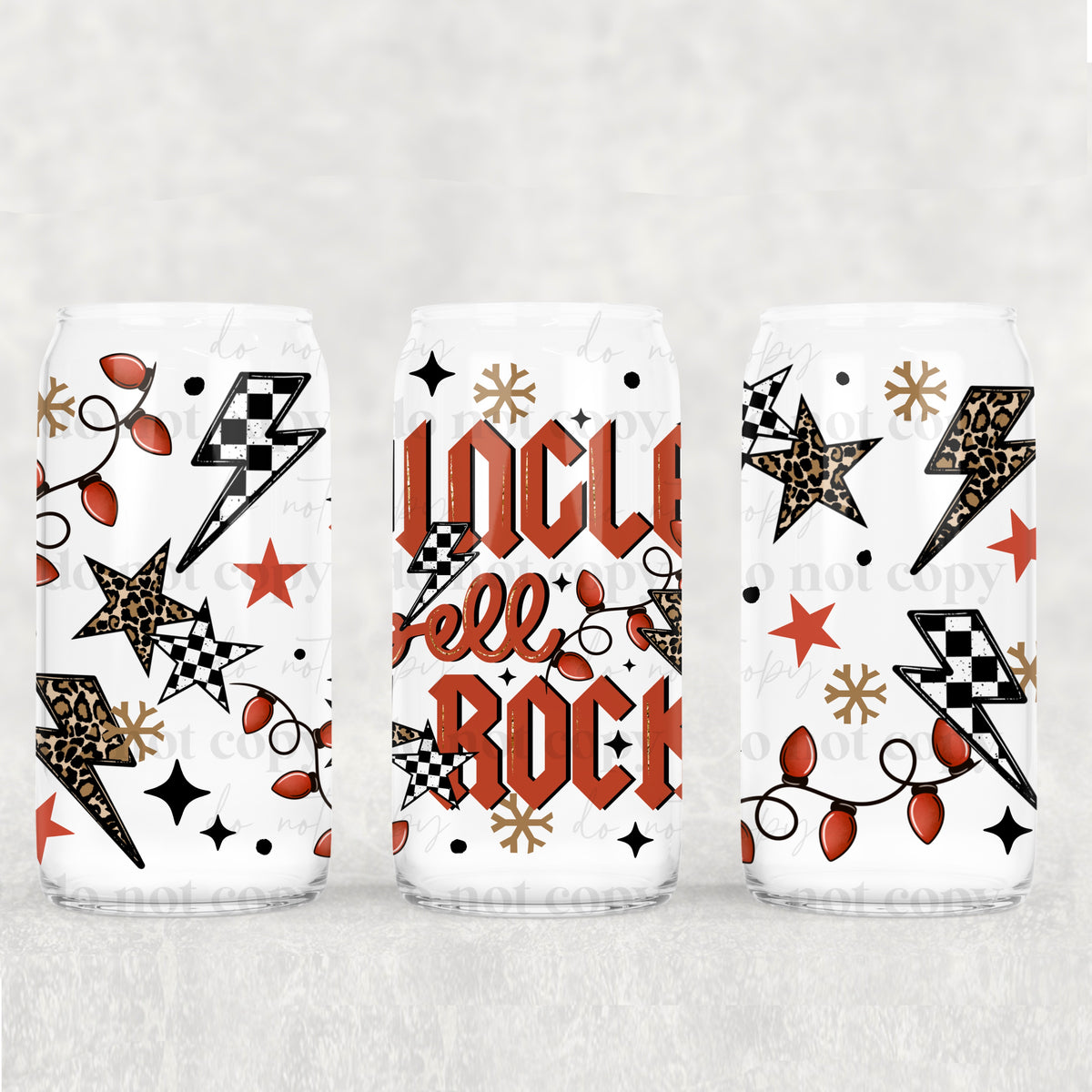 jingle bell rock 8667 (CSC) UV DTF WRAP