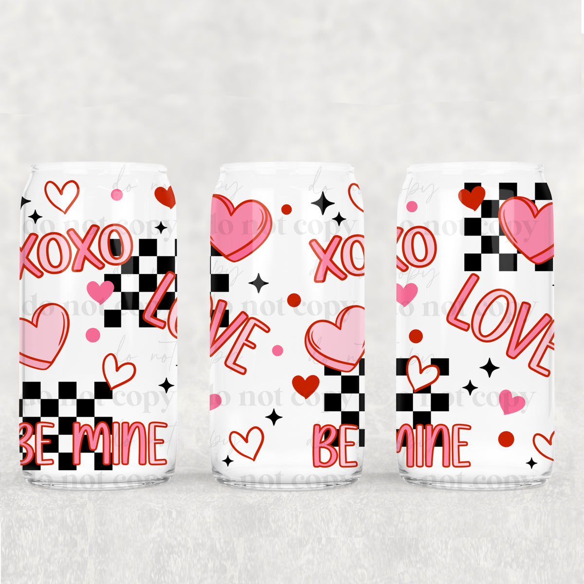 8753 valentines collage (CSC) UV DTF WRAP