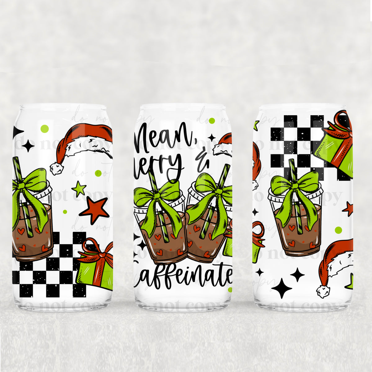 8773 mean and merry (CSC) UV DTF WRAP