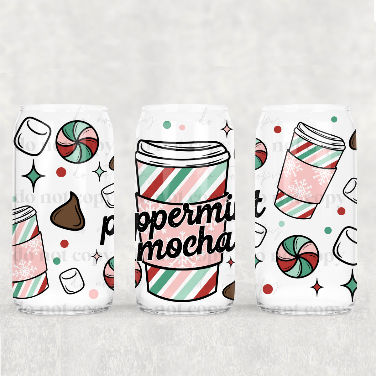 8815 peppermint mocha (CSC) UV DTF WRAP