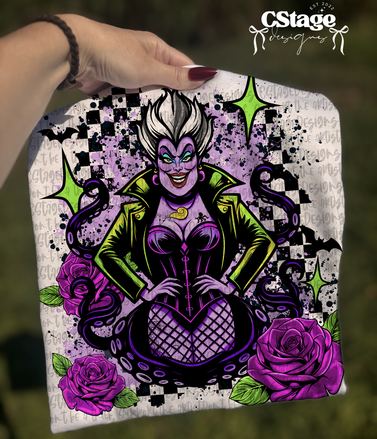 Undersea Witch -Dark Villain (CST) DTF Transfer