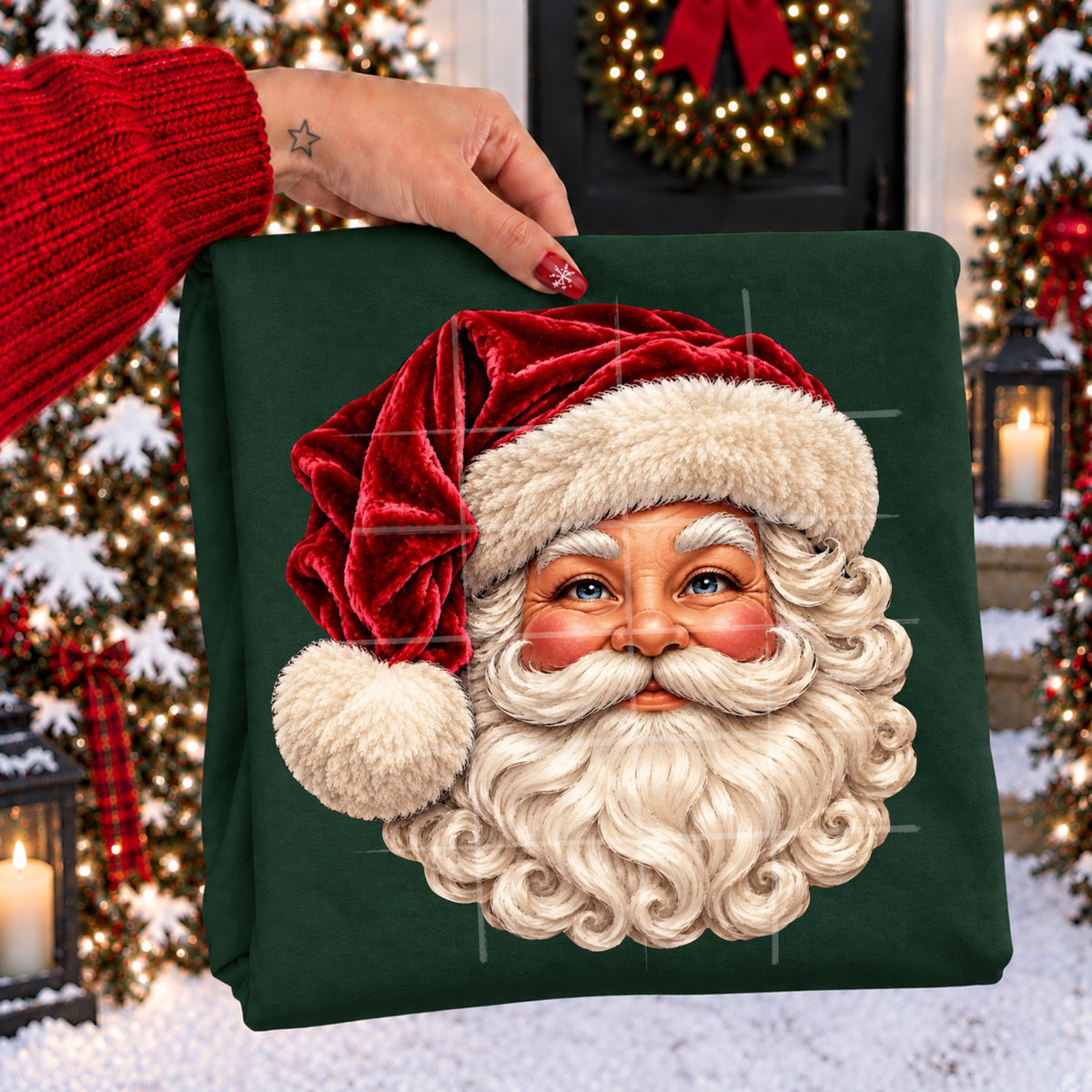Velvet Santa Claus (SG) DTF Transfer
