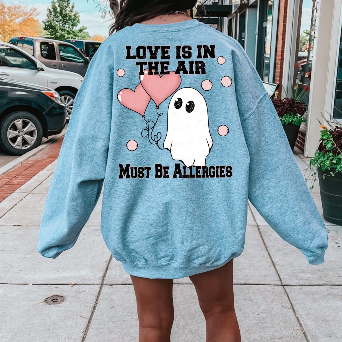 Love is in the air must be allergies (VIRGO) 34585 DTF transfer