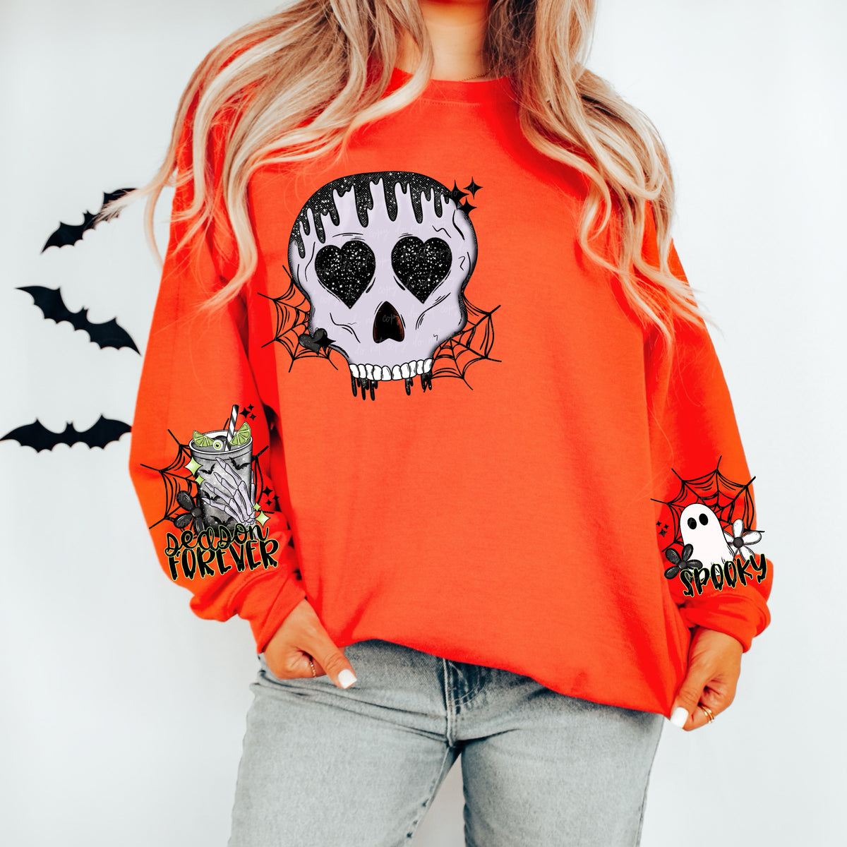 Dripping skull  (VIRGO) 34602 DTF transfer