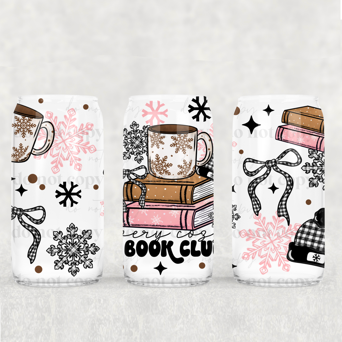 9056 very merry book club (CSC) UV DTF WRAP
