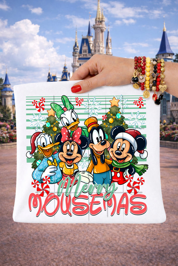 Merry Mousemas-Mouse and friends  (SG) DTF Transfer