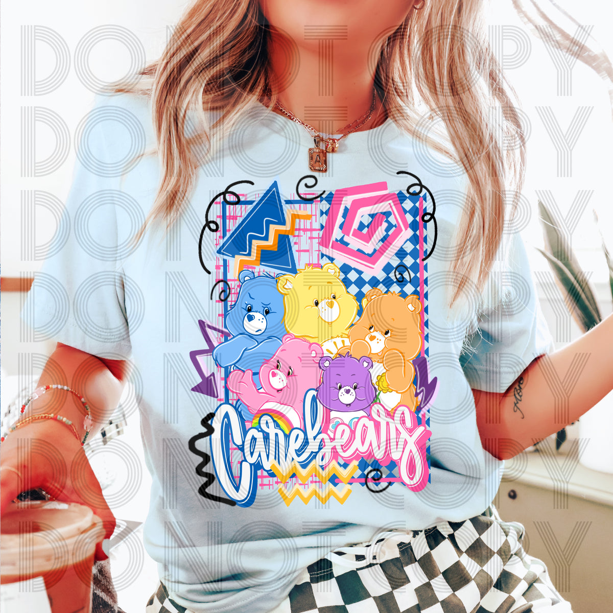 Retro colorful bears (Renewed) DTF Transfer