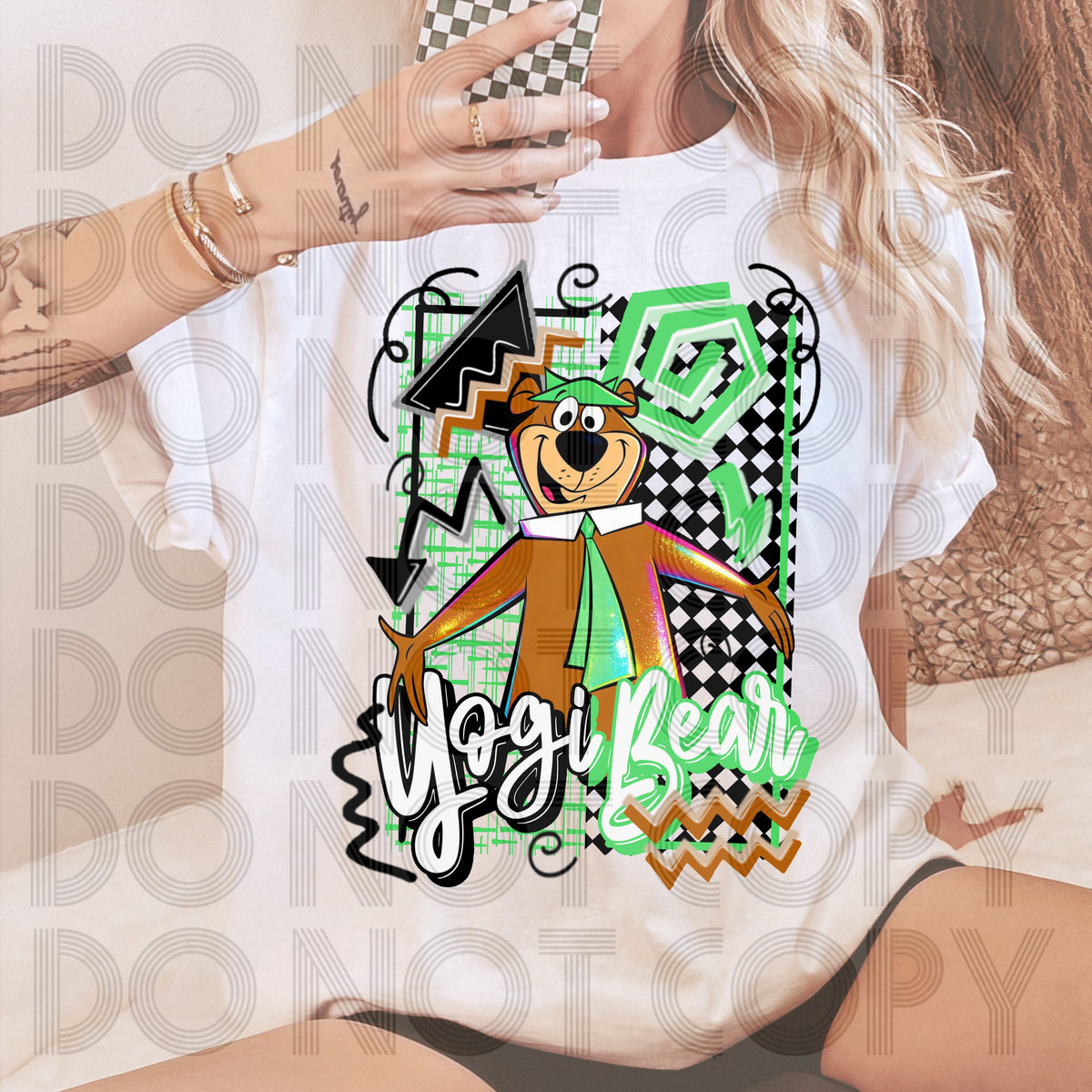 Retro bear (Renewed) DTF Transfer