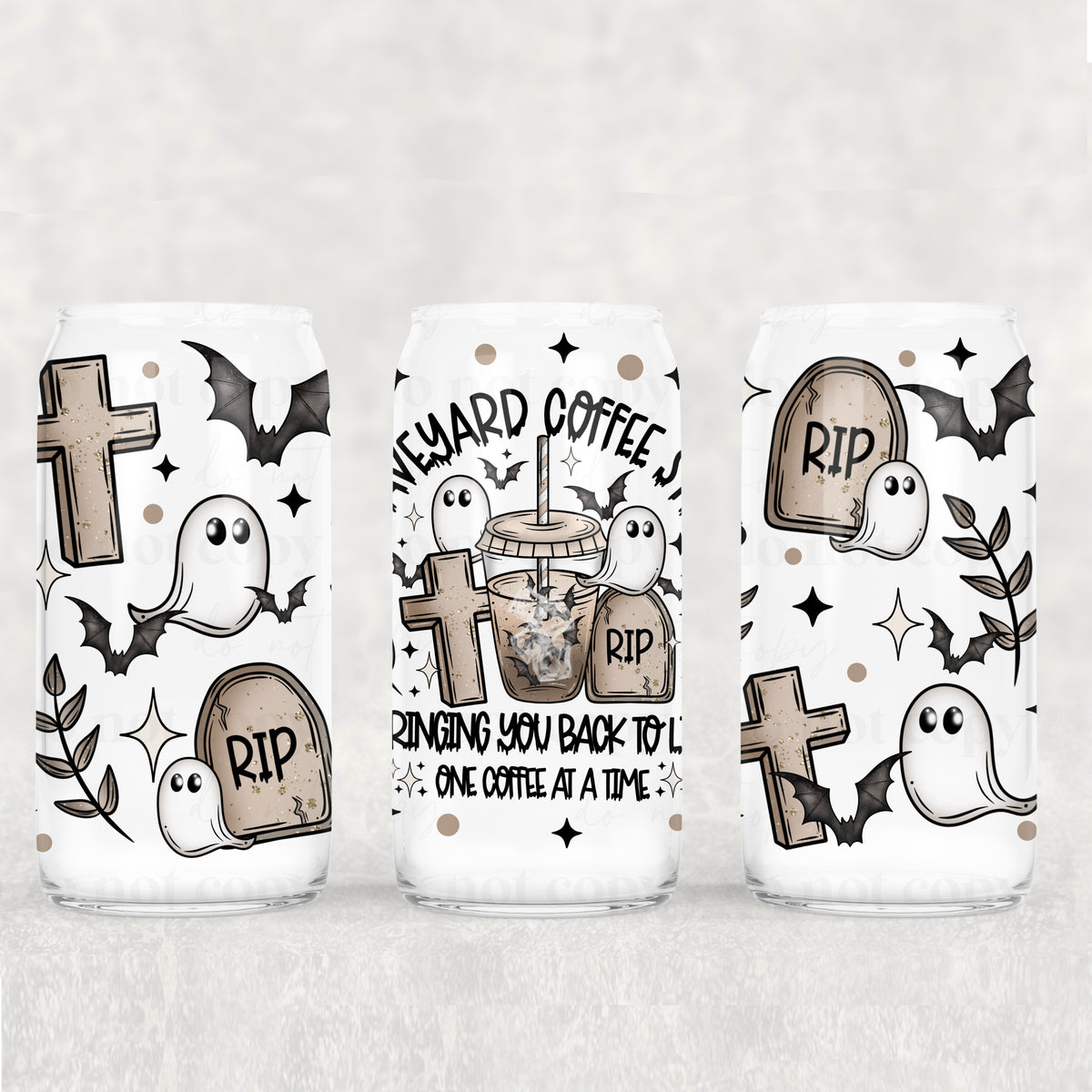 9187 graveyard coffee shop (CSC) UV DTF WRAP