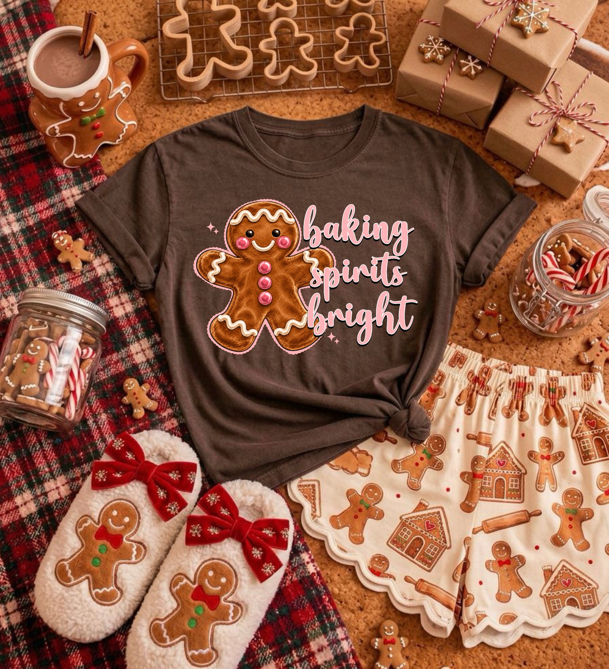 Baking Spirts Bright- Gingerbread cookie (SG) DTF Transfer