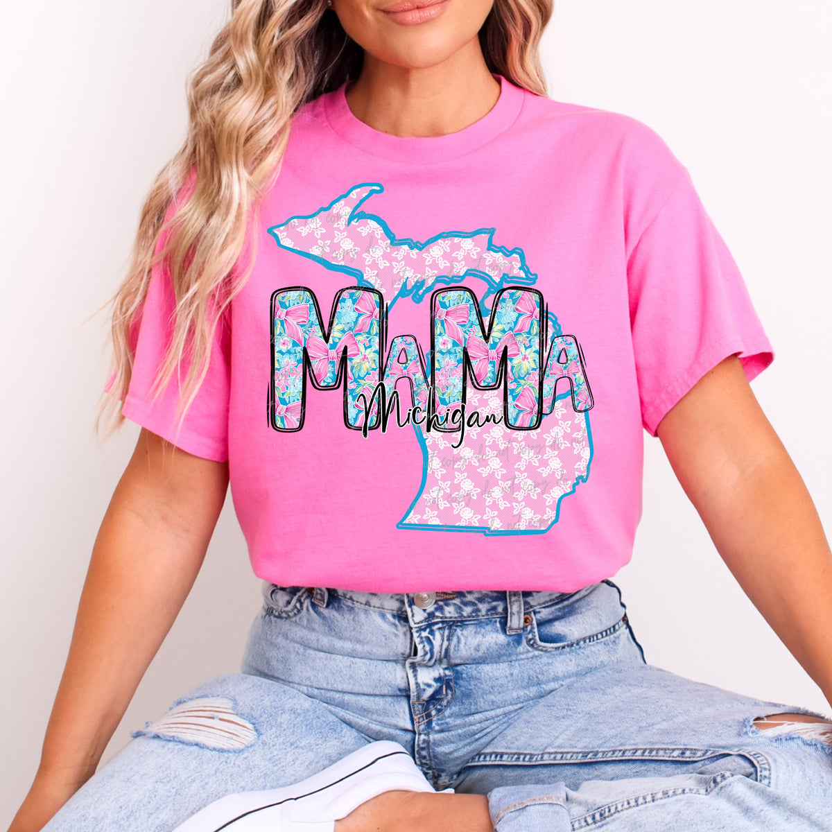 Michigan Mama (VIRGO) DTF transfer