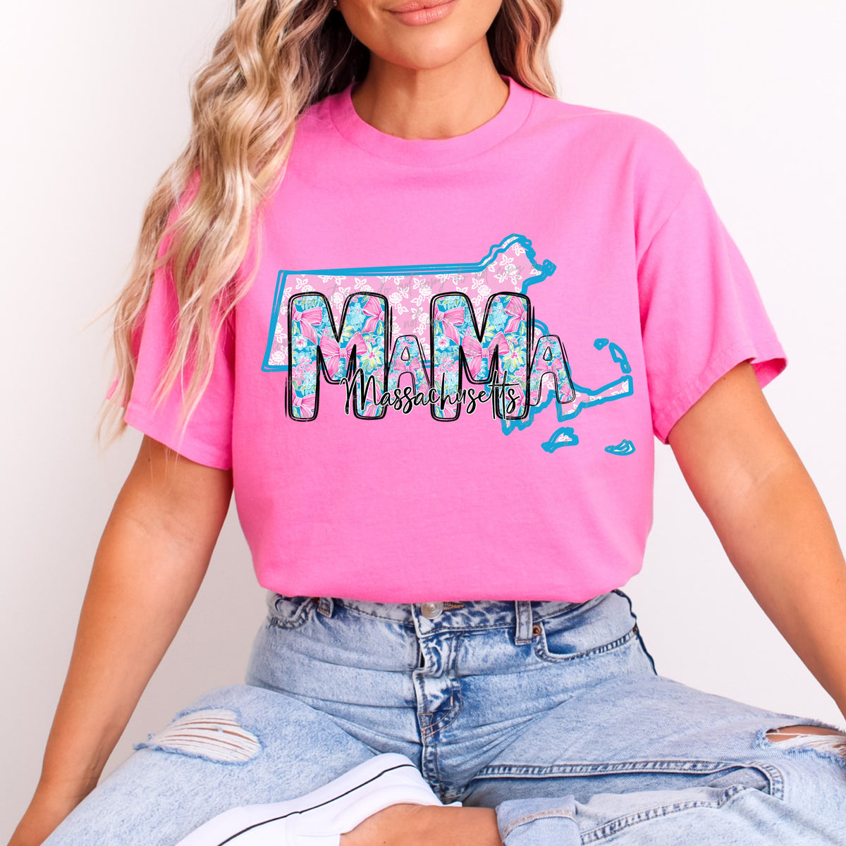 Massachusetts Mama (VIRGO) DTF transfer