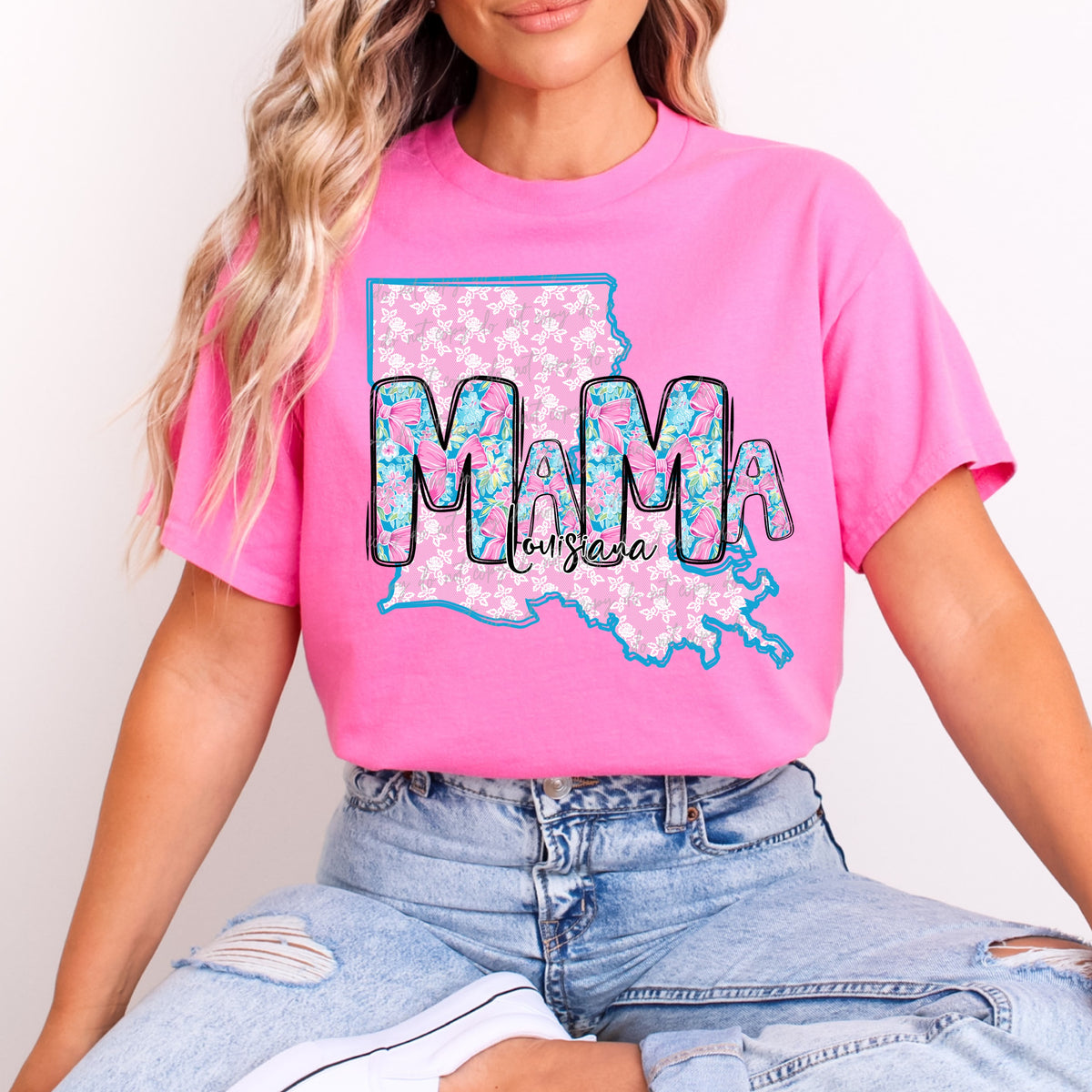 Louisiana Mama (VIRGO) DTF transfer