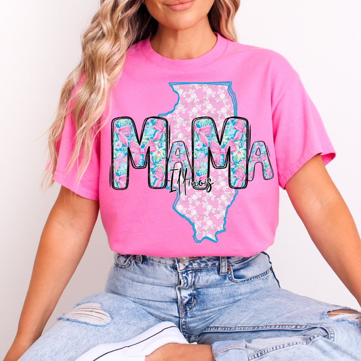 Illinois Mama (VIRGO) DTF transfer