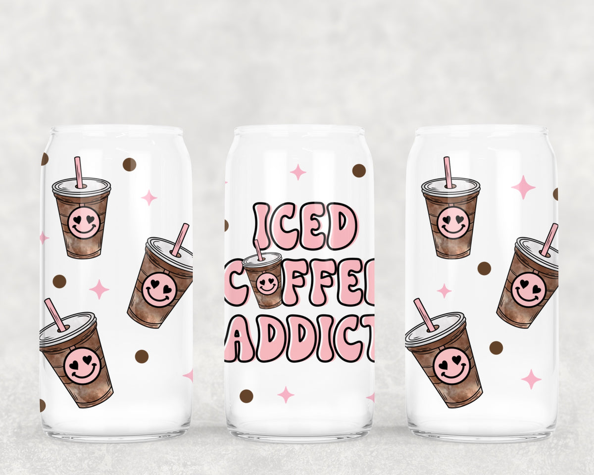 9272 iced coffee addict (CSC) UV DTF WRAP