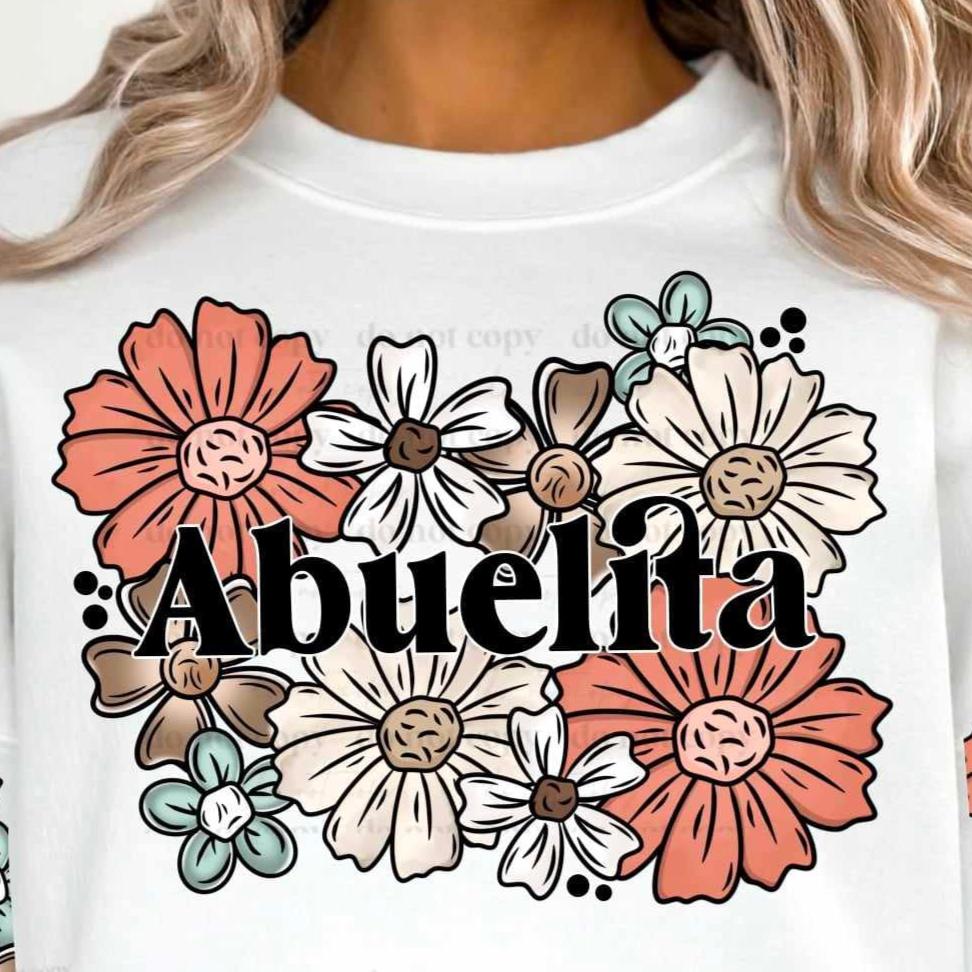 Abuelita *FRONT ONLY (CSC) 72294 DTF Transfer