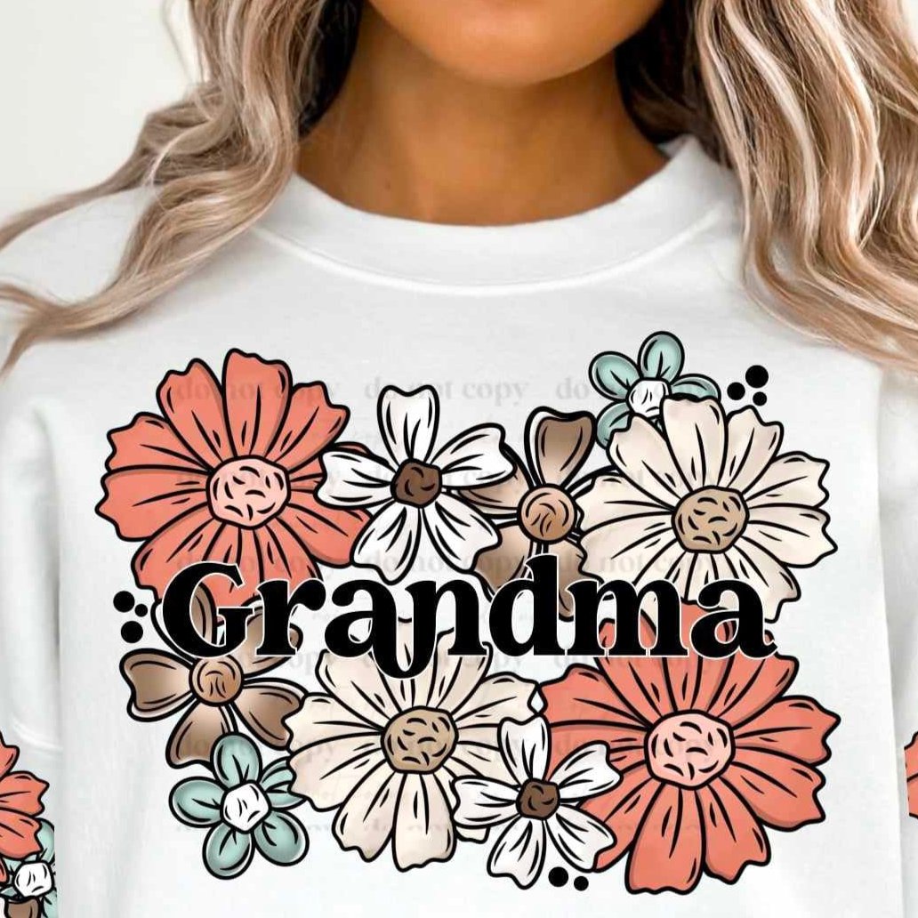 Grandma *FRONT ONLY (CSC) 72295 DTF Transfer
