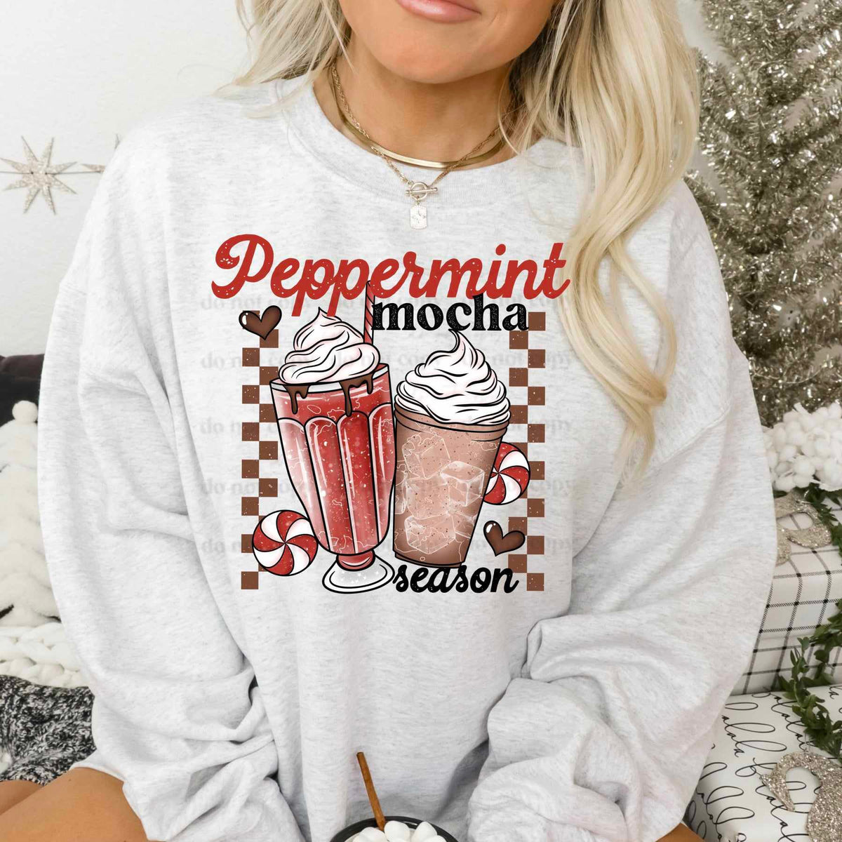 Peppermint Mocha Season (CSC) 72310 DTF Transfer