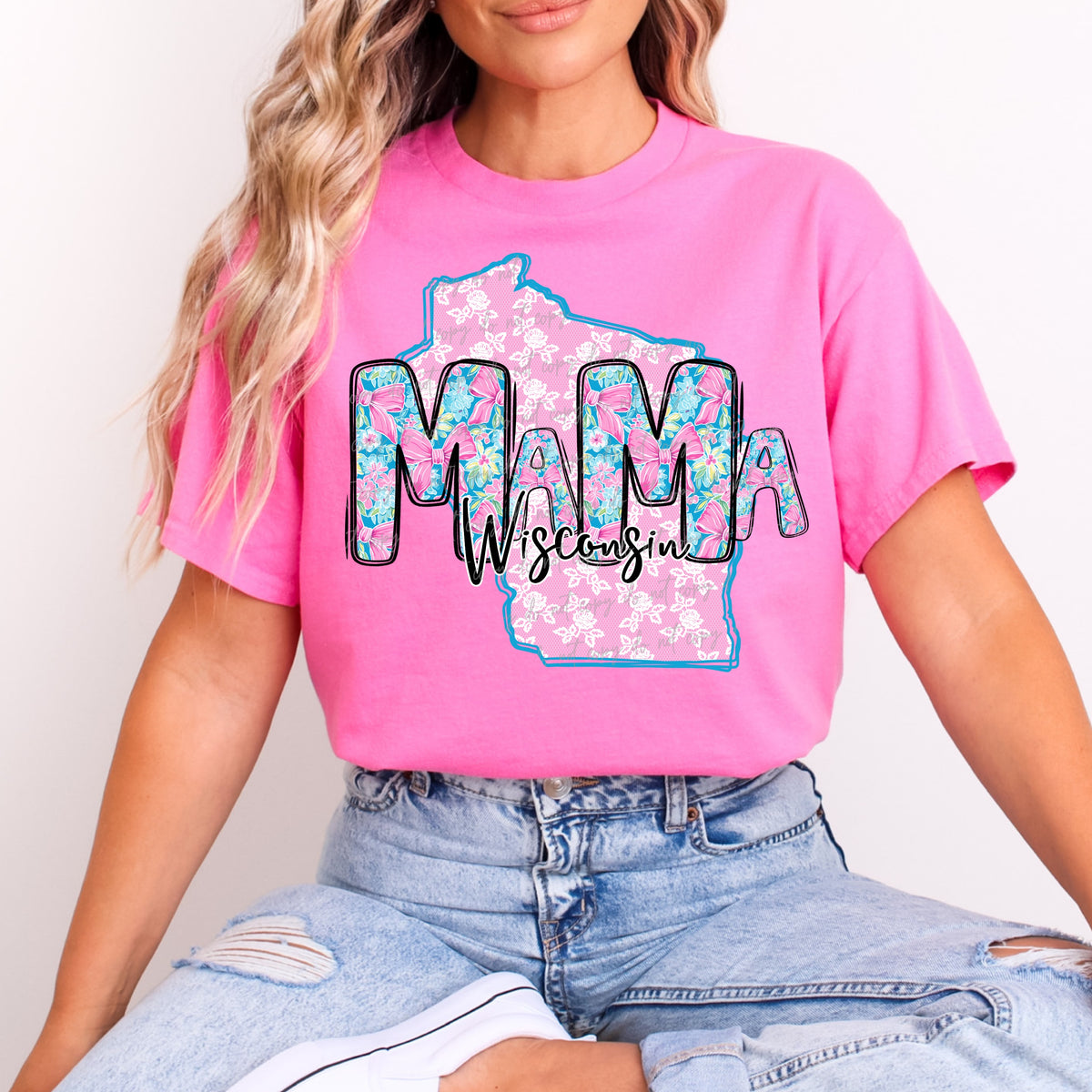 Wisconsin Mama (VIRGO) DTF transfer
