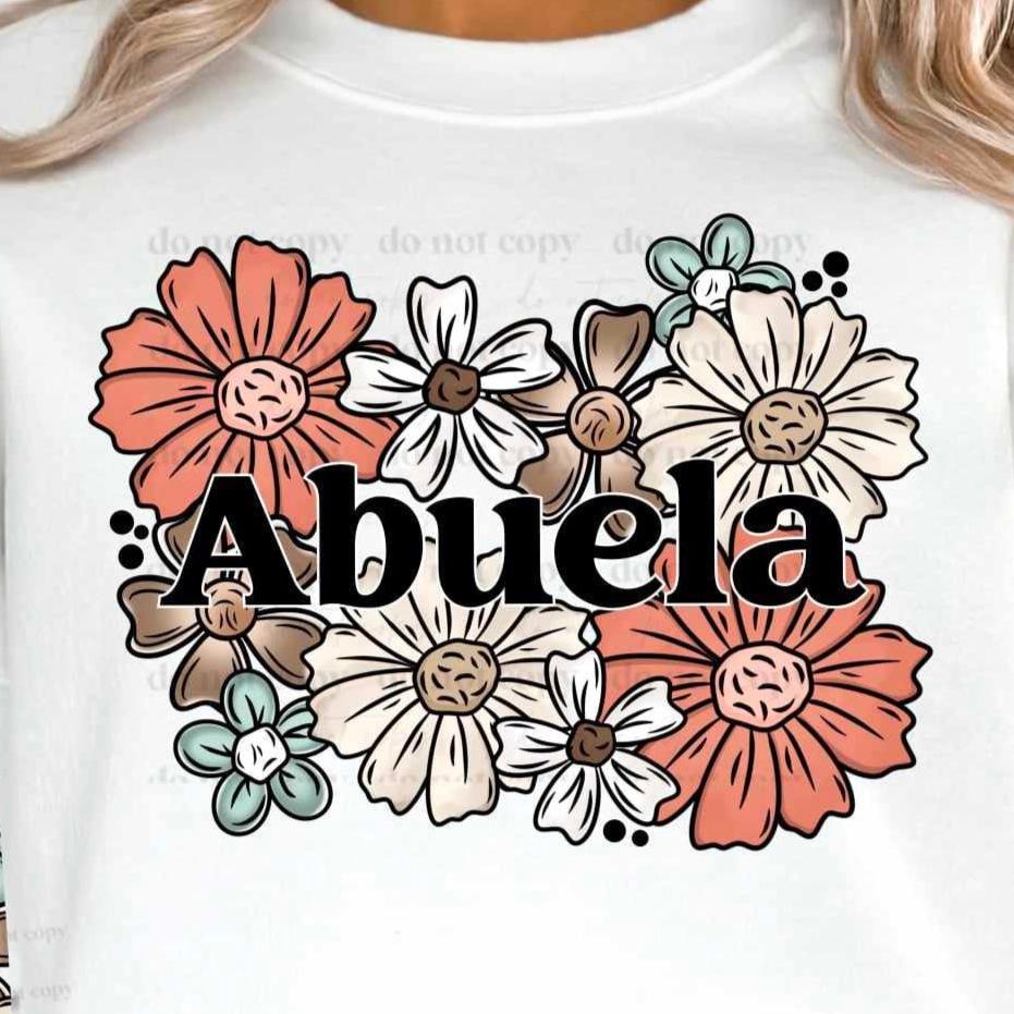 Abuela *FRONT ONLY (CSC) 72300 DTF Transfer