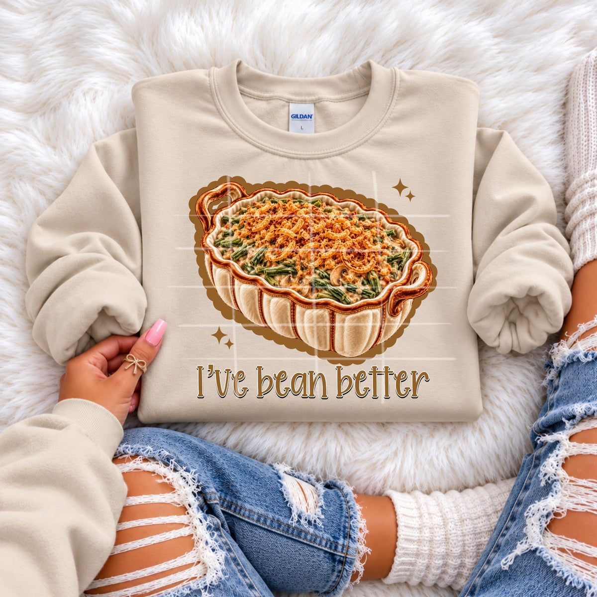 I've bean better - in vintage dish (SG) DTF Transfer