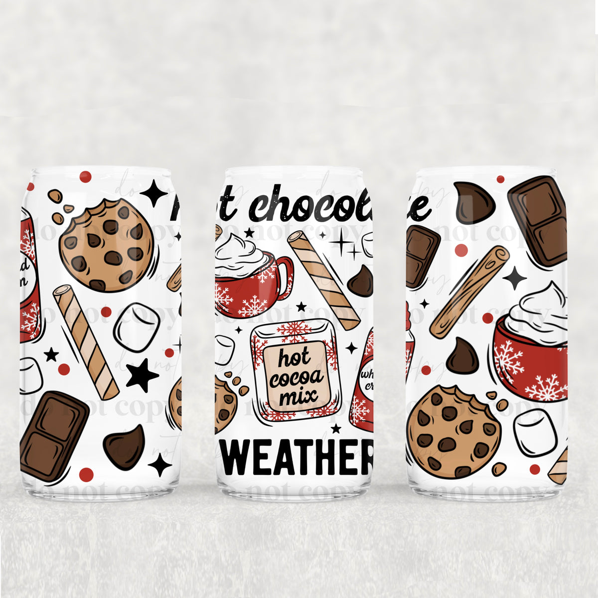 9334 hot chocolate weather (CSC) UV DTF WRAP