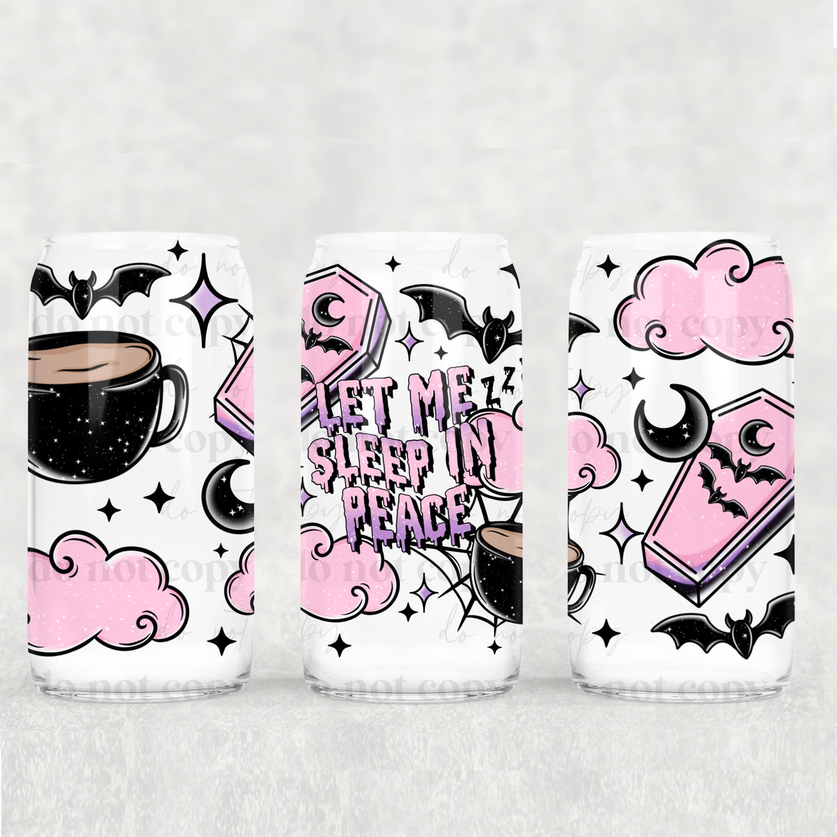 9339 let me sleep in peace (CSC) UV DTF WRAP