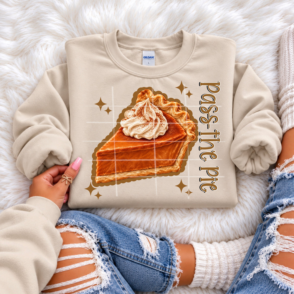 Pass the pie- pumpkin pie (SG) DTF Transfer