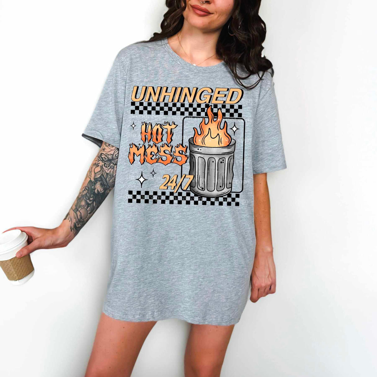Unhinged Hot Mess (CSC) 72355 DTF Transfer