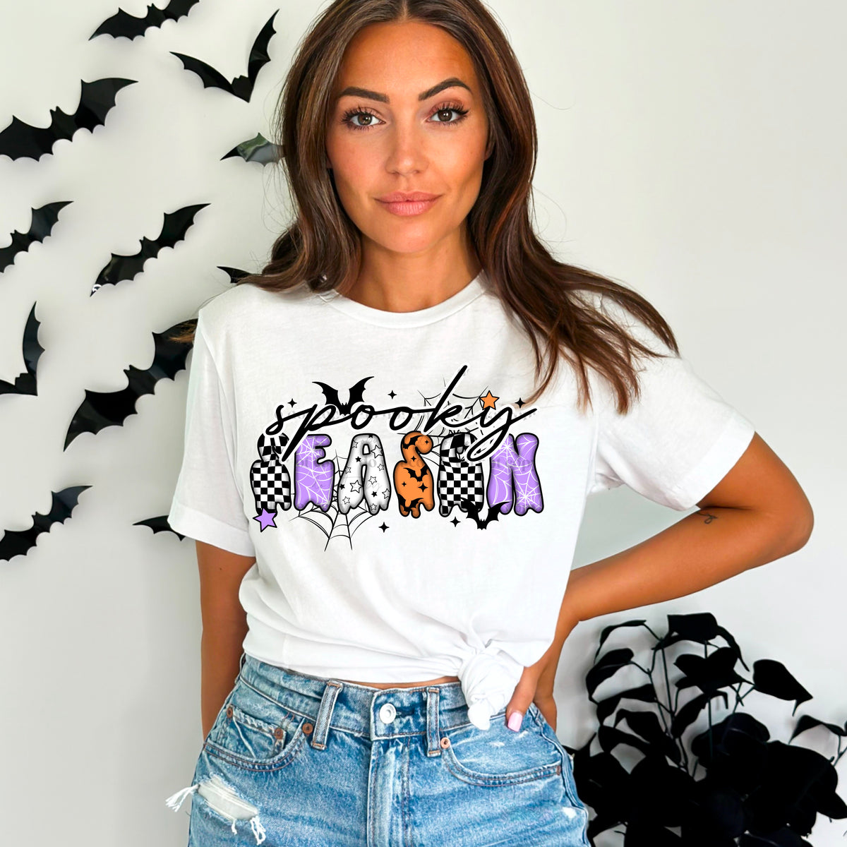 Spooky season Halloween font (CSC) 58843 DTF transfer