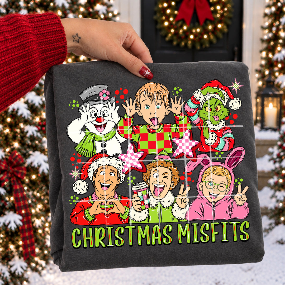 Christmas misfits Christmas movie characters (TDC) DTF Transfer