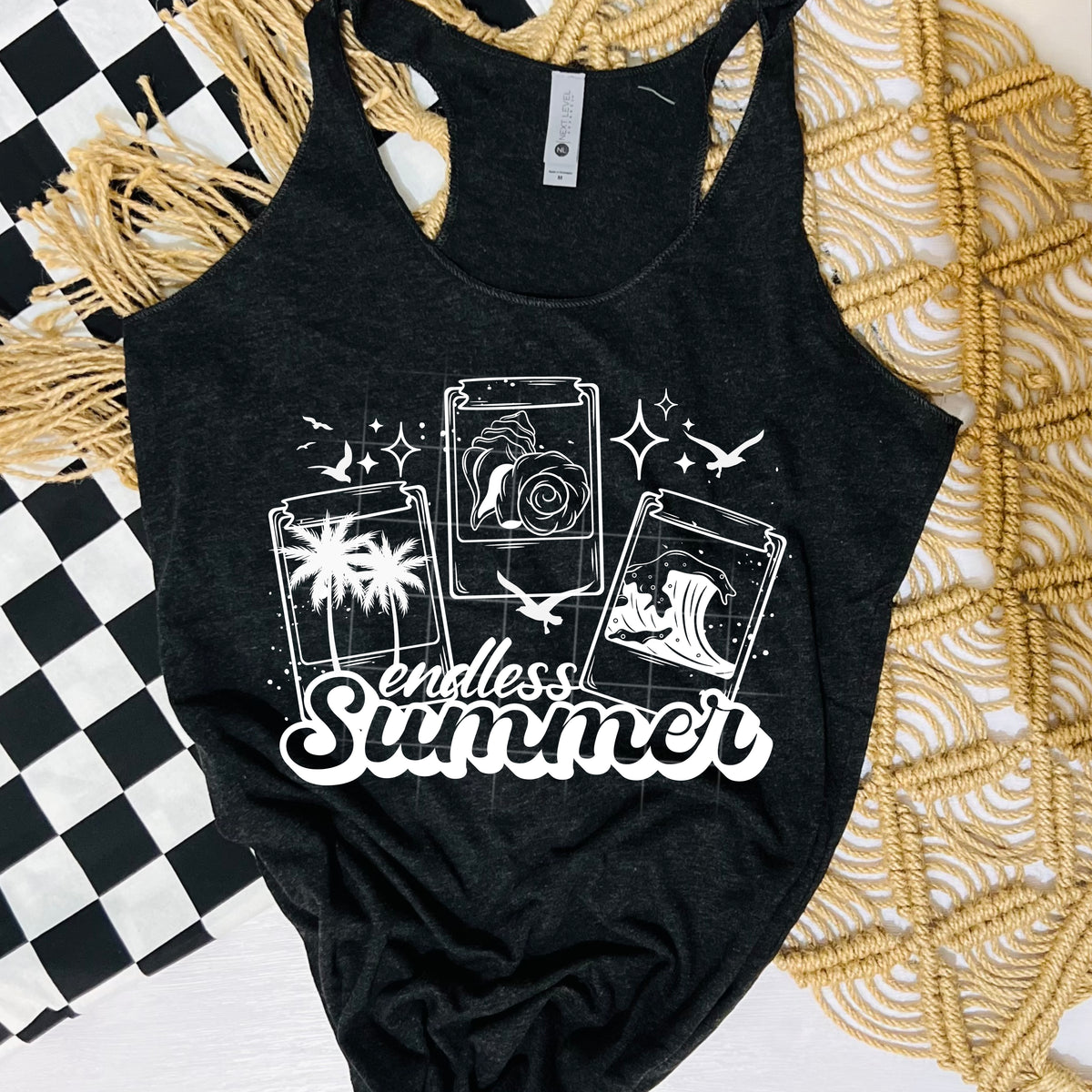 Endless Summer Polaroids WHITE (CSC) 102199 DTF transfer