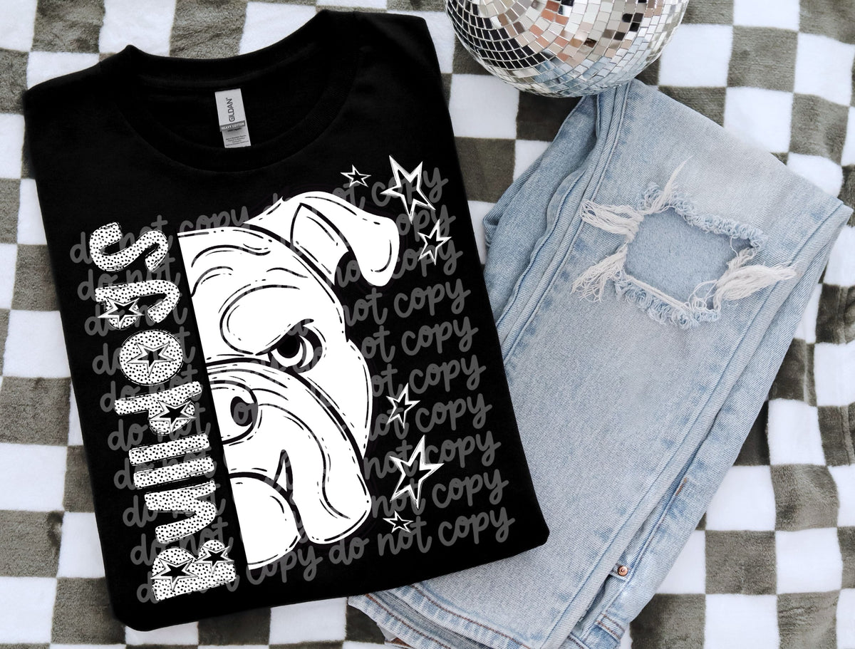 Bulldogs Star mascots PHDC DTF transfer