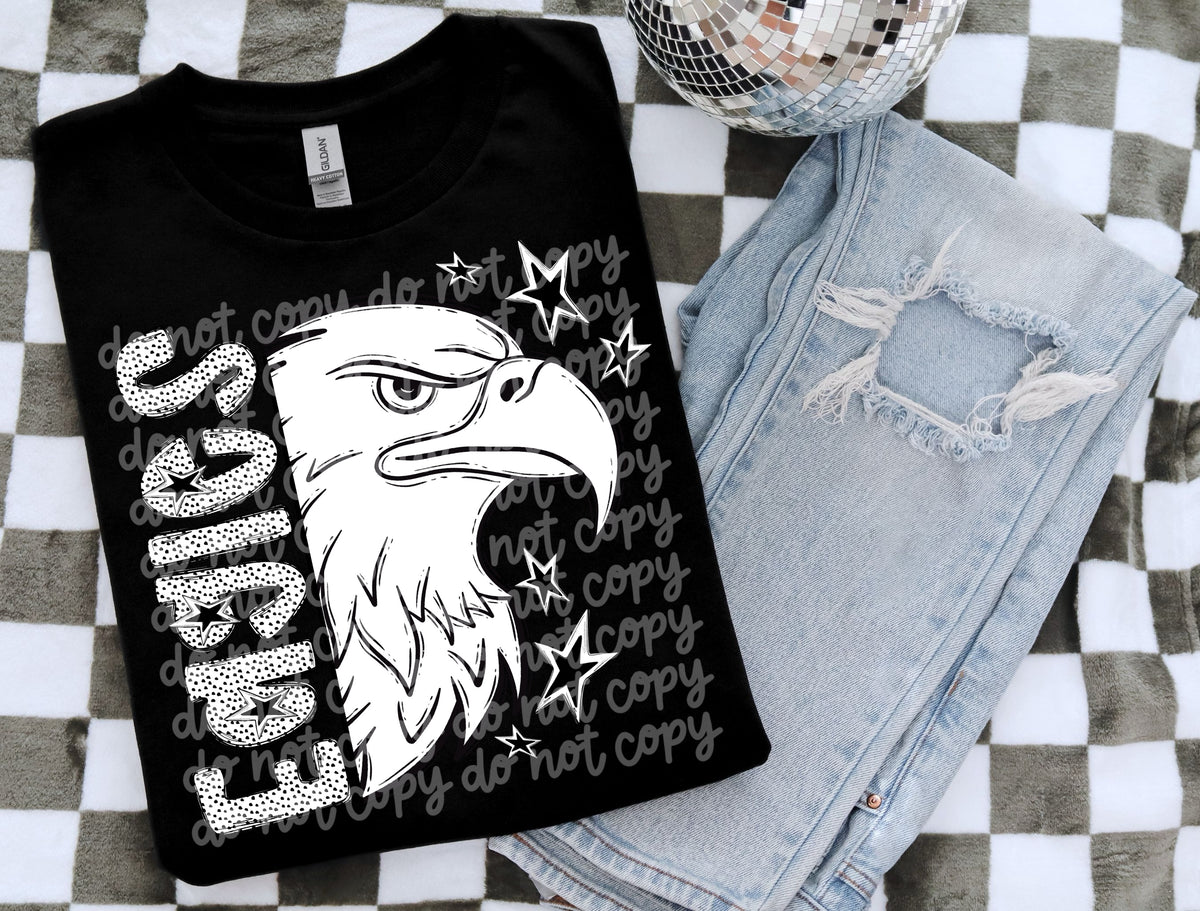 Eagles Star mascots PHDC DTF transfer