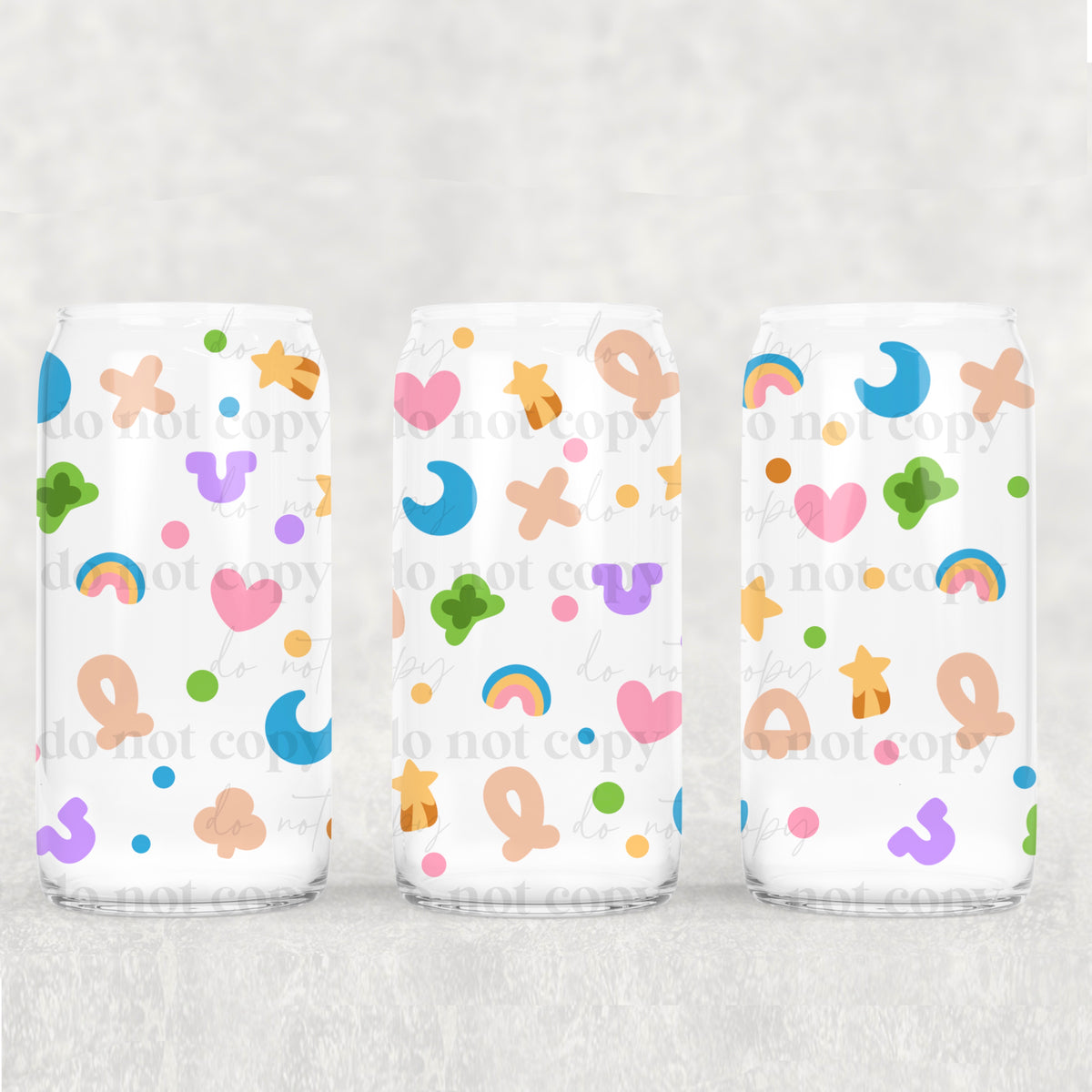 9486 lucky charms collage (CSC) UV DTF WRAP