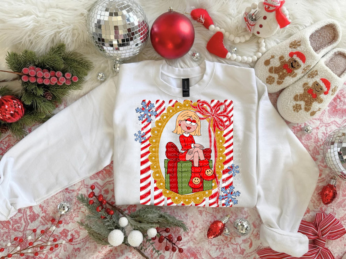 Liz Christmas frame (SCG) DTF Transfer