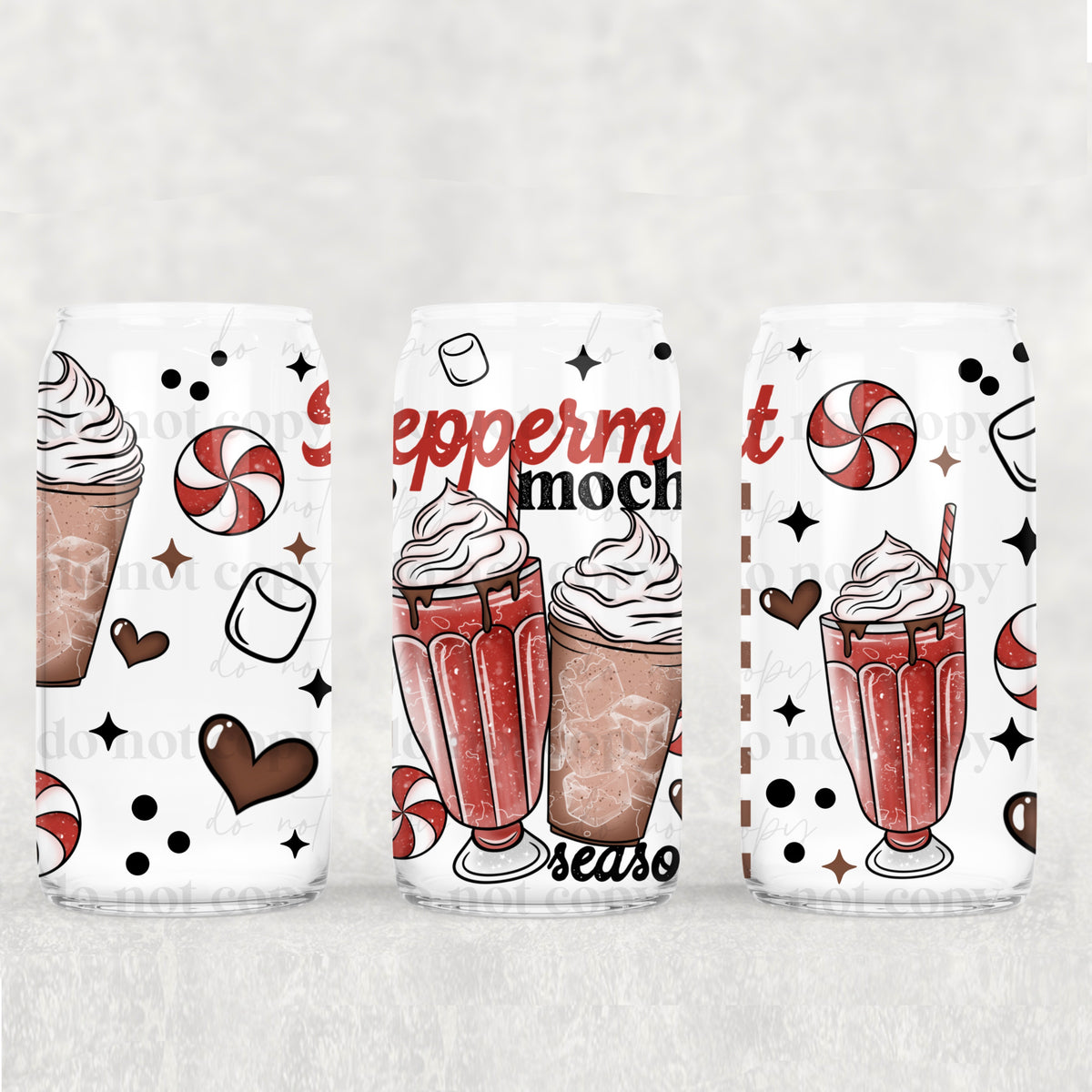 9500 peppermint mocha (CSC) UV DTF WRAP