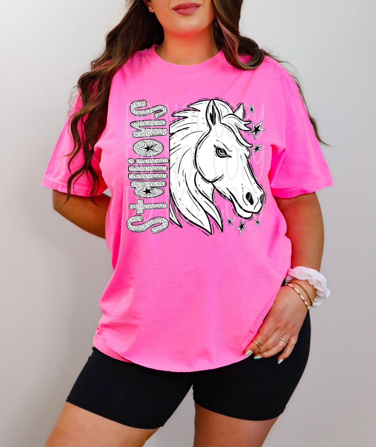 Stallions Star mascots PHDC DTF transfer