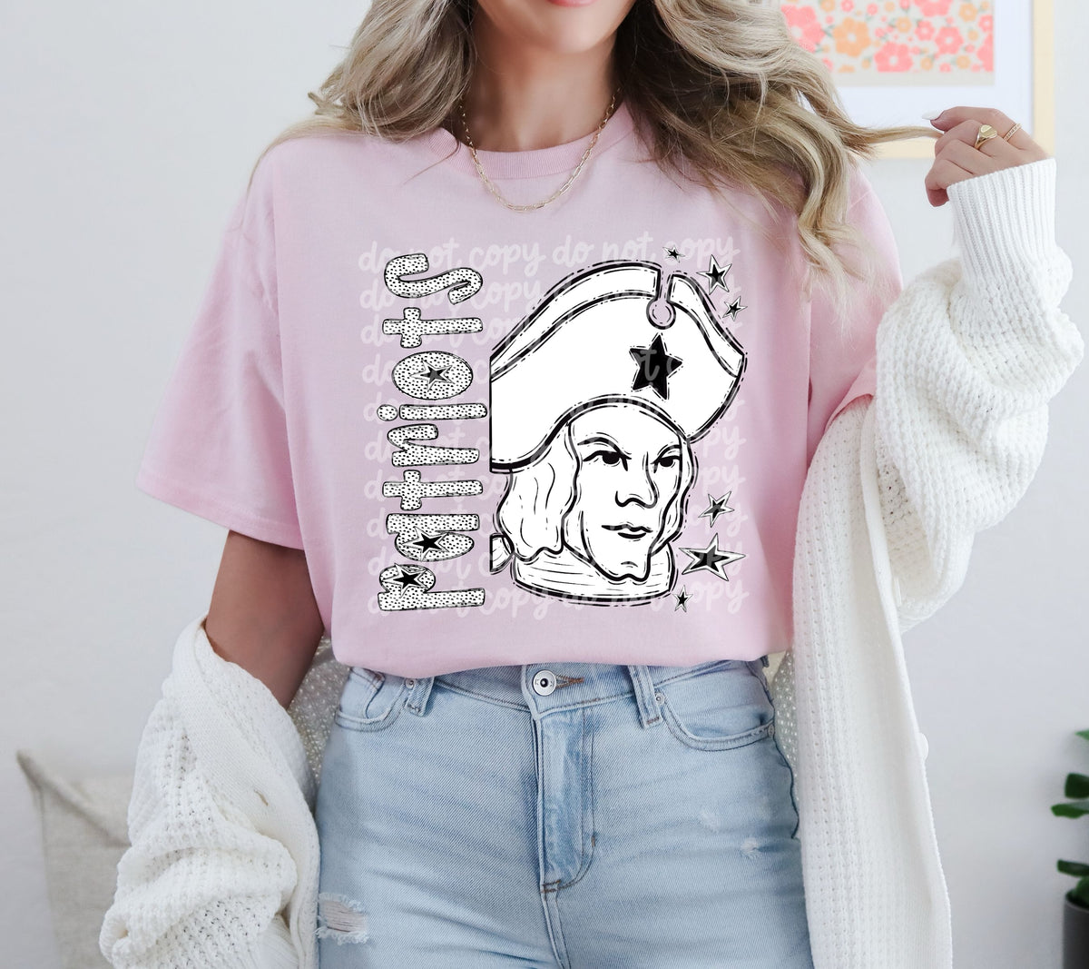 Patriots Star mascots PHDC DTF transfer