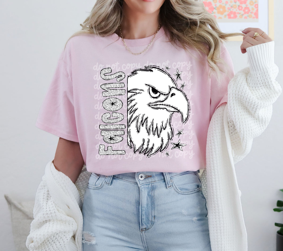 Falcons Star mascots PHDC DTF transfer