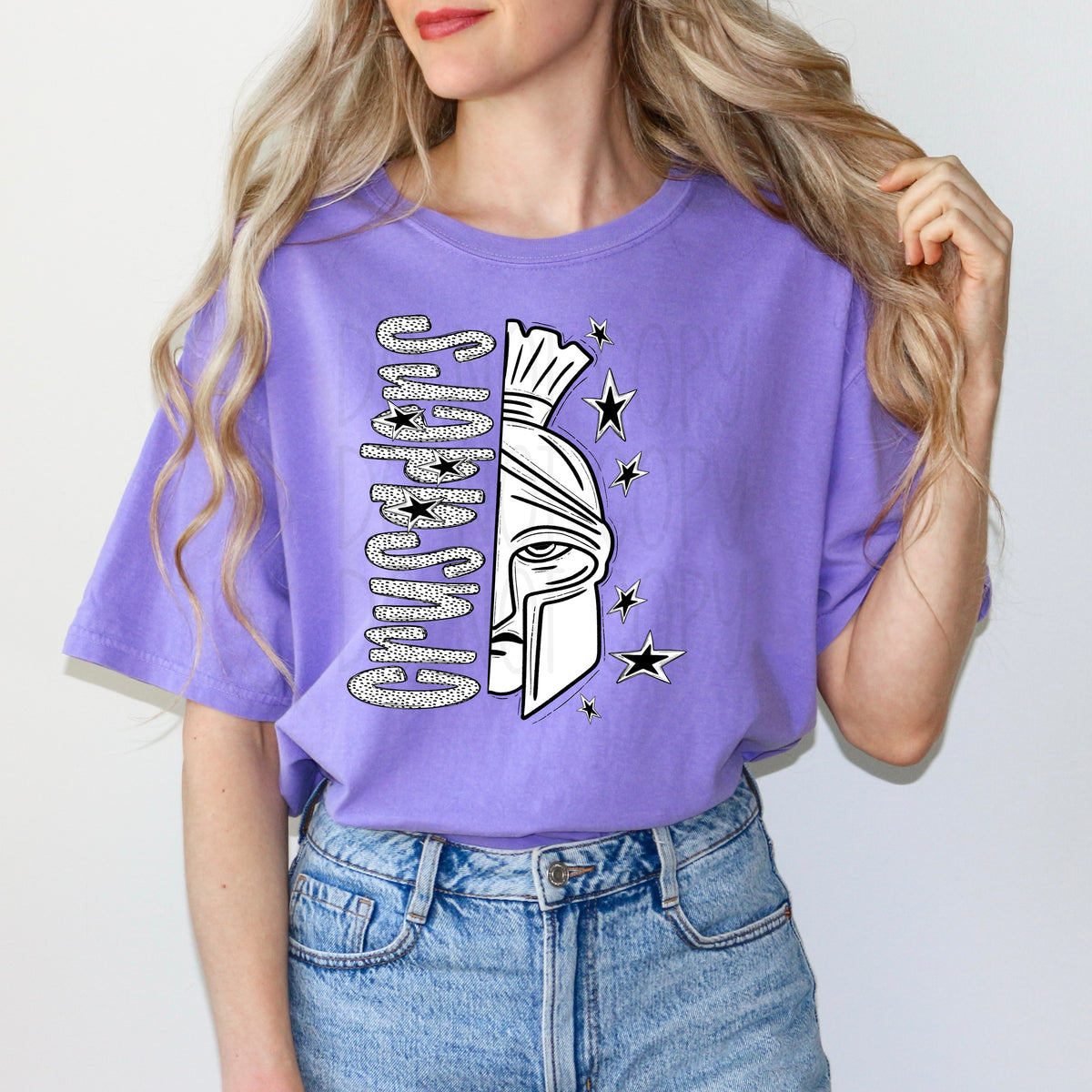 Crusaders Star mascots PHDC DTF transfer