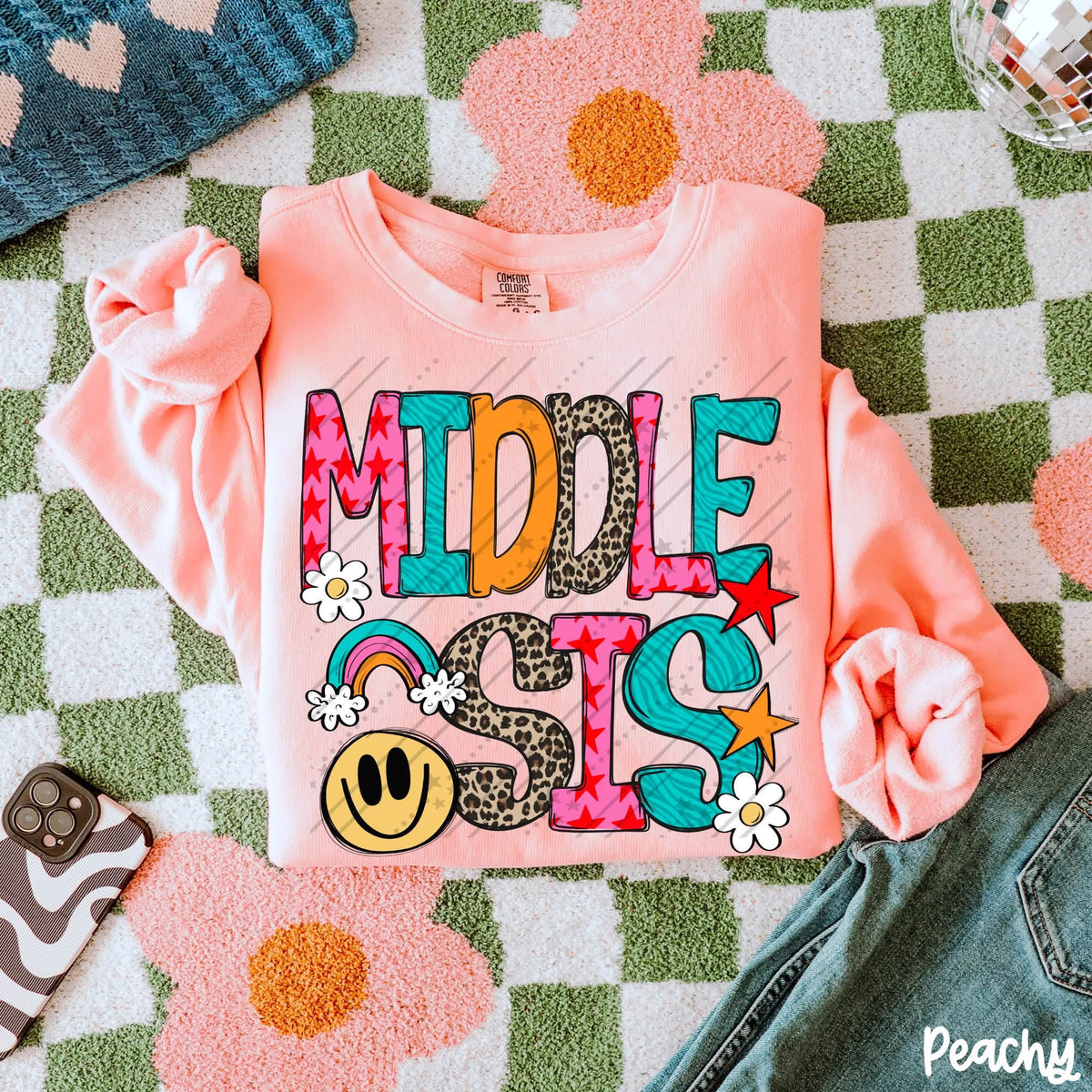 Middle sis PINK (Carter) DTF Transfer