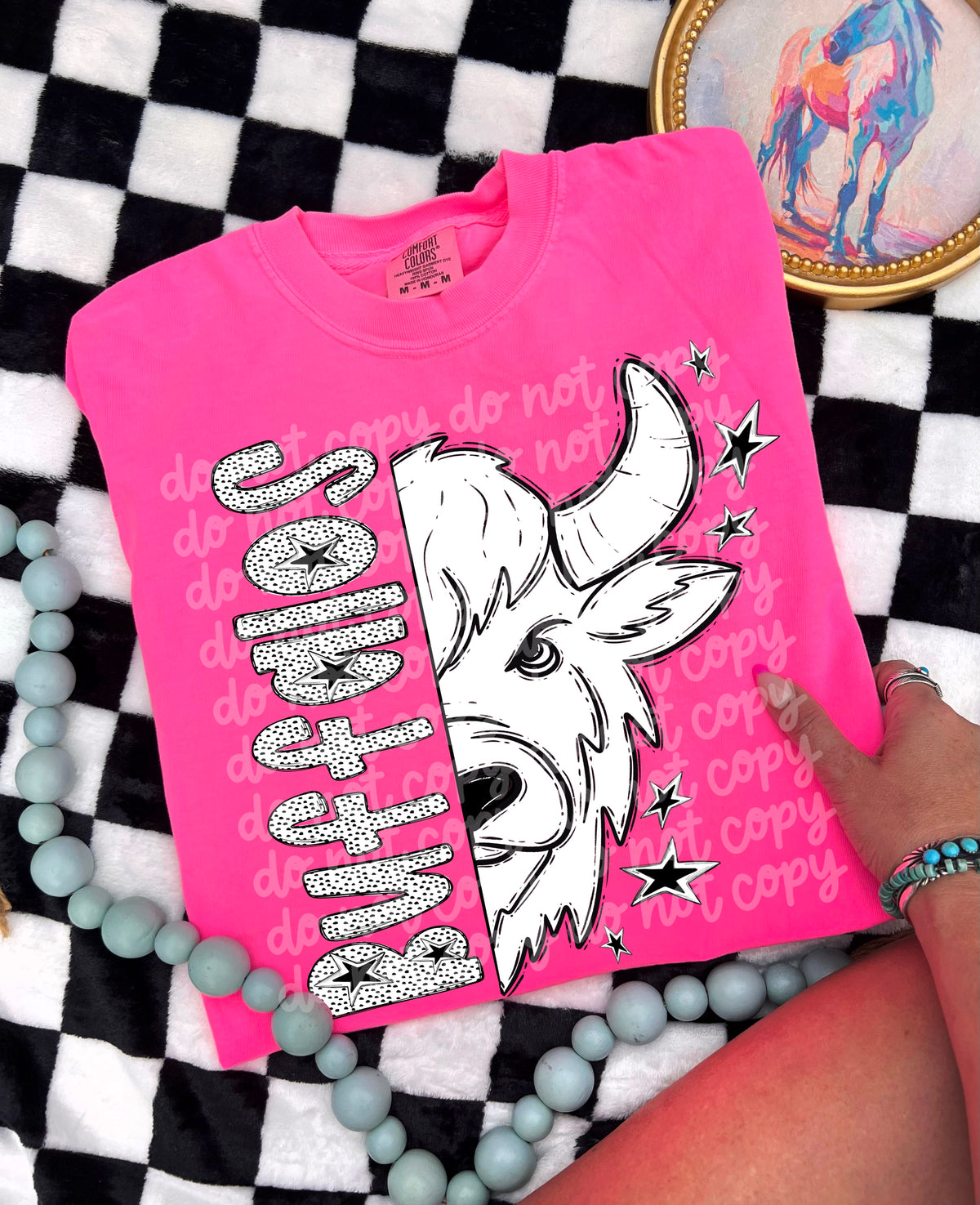 Buffalos Star mascots PHDC DTF transfer