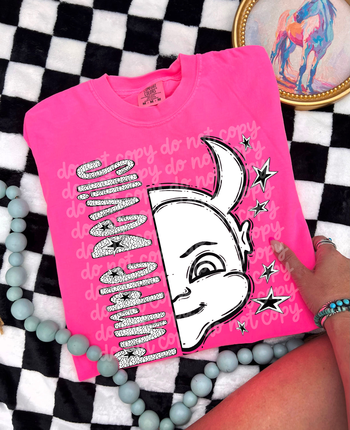 Blue Devils Star mascots PHDC DTF transfer