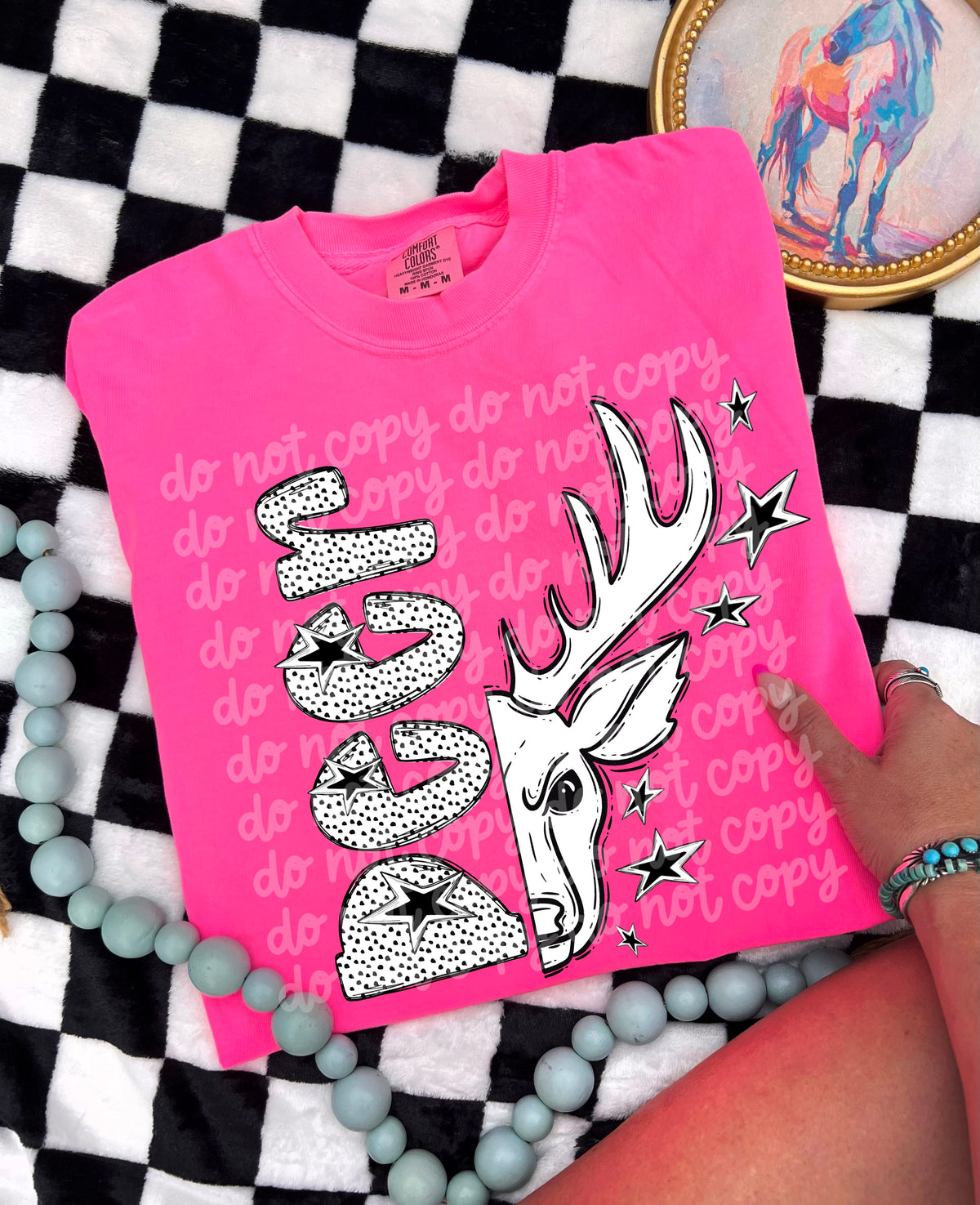 Deer Star mascots PHDC DTF transfer