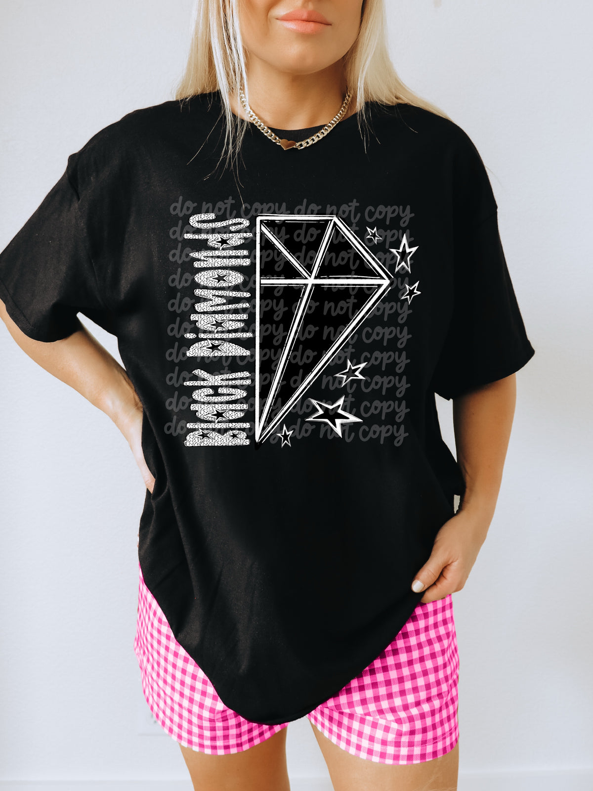 Black Diamonds Star mascots PHDC DTF transfer